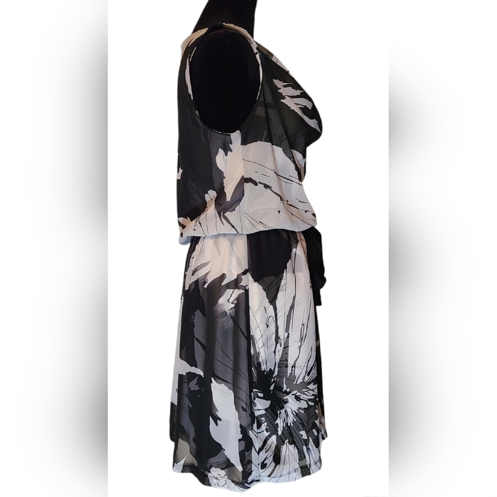 Express size SP black/white dress - Picture 2 of 10